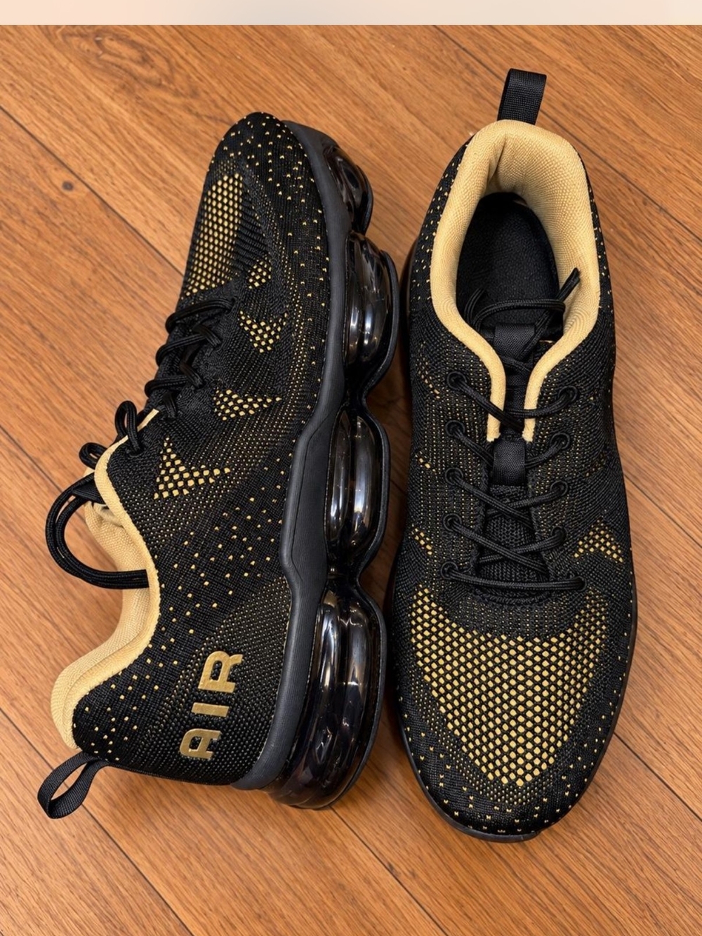 Nike Air Black And Gold - Brand New